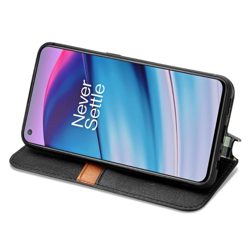 Etui Folio do OnePlus Nord CE 5G Kub Design Posiadacz Karty