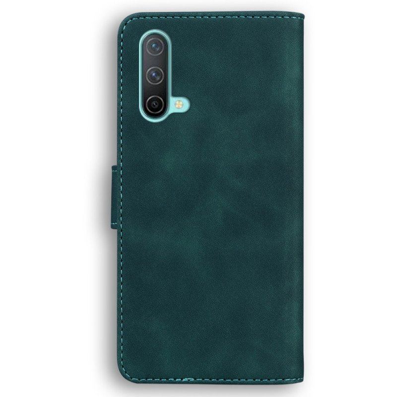 Etui Folio do OnePlus Nord CE 5G Motyl Dotykający Skóry