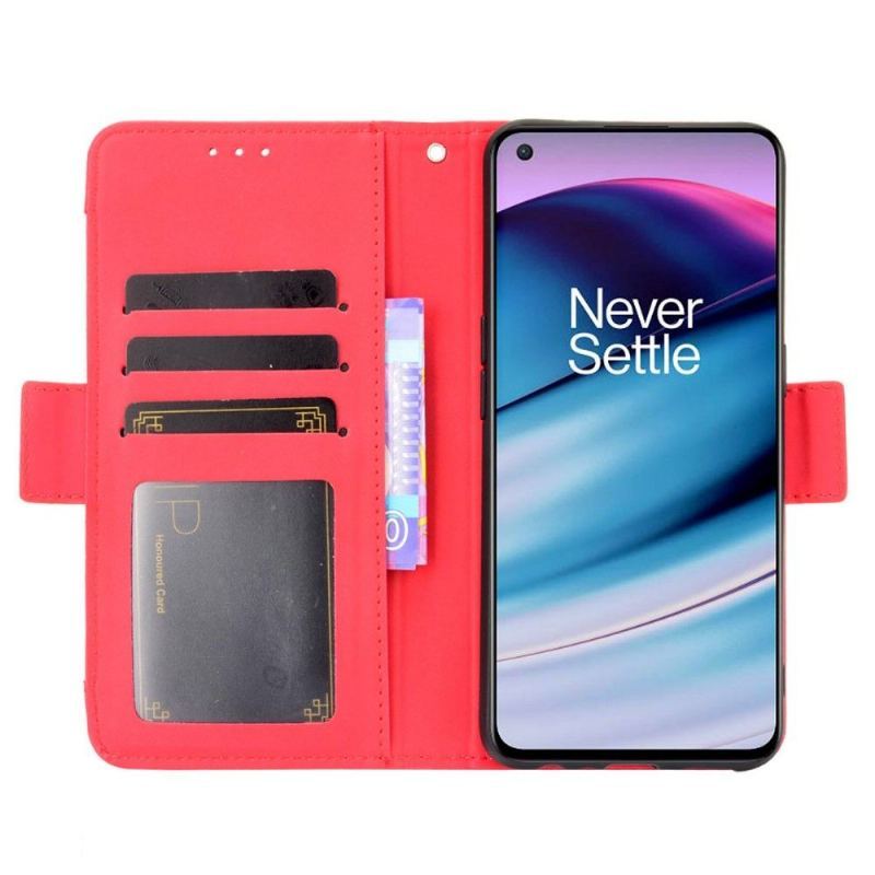 Etui Folio do OnePlus Nord CE 5G Obrzeża Premium Z Posiadaczem Karty