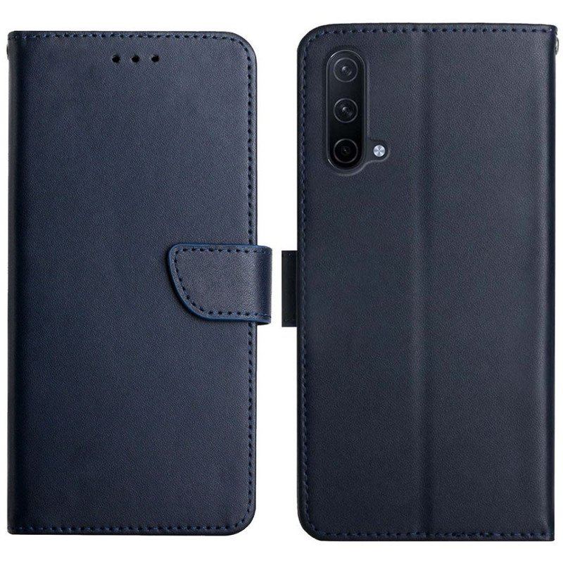 Etui Folio do OnePlus Nord CE 5G Prawdziwa Skóra Nappa