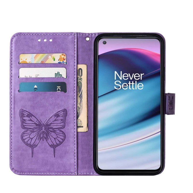 Etui Folio do OnePlus Nord CE 5G Projekt Motyla