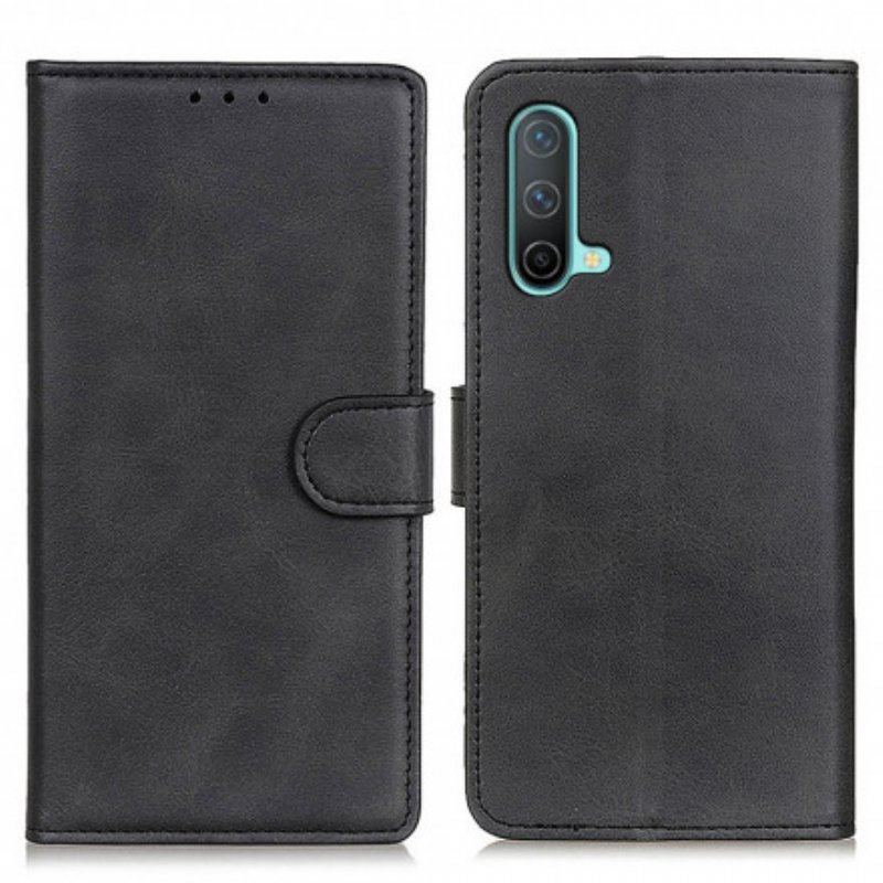 Etui Folio do OnePlus Nord CE 5G Retro Matowy Efekt Skóry