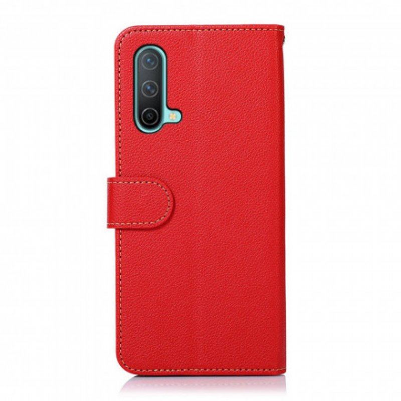 Etui Folio do OnePlus Nord CE 5G Rfid Khazneh W Stylu Liczi