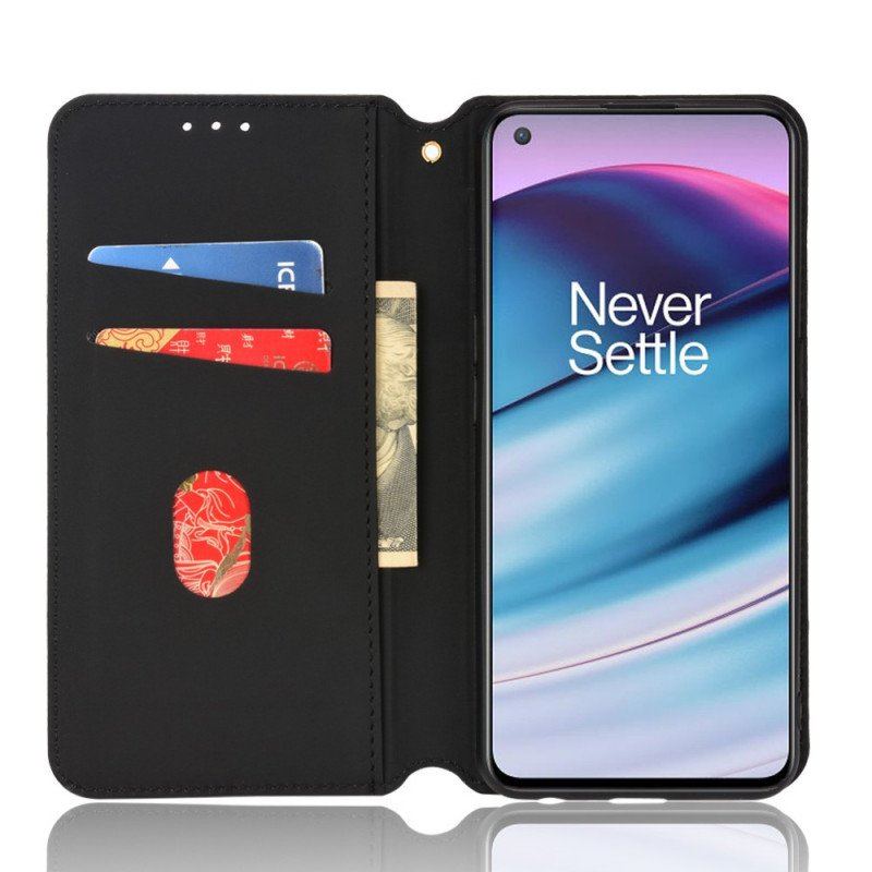 Etui Na Telefon do OnePlus Nord CE 5G Etui Folio Efekt Diamentowej Skóry