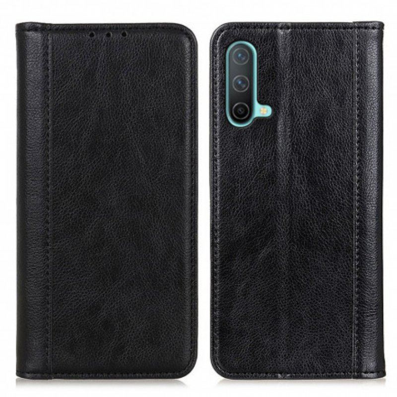 Etui Na Telefon do OnePlus Nord CE 5G Etui Folio Elegancka Dwoina Skóry Liczi