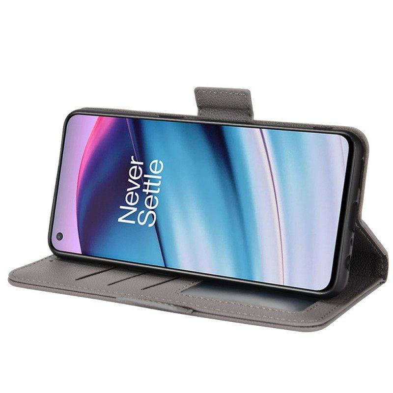 Skórzany Futerał do OnePlus Nord CE 5G Etui Folio Flap Double Nowe Kolory