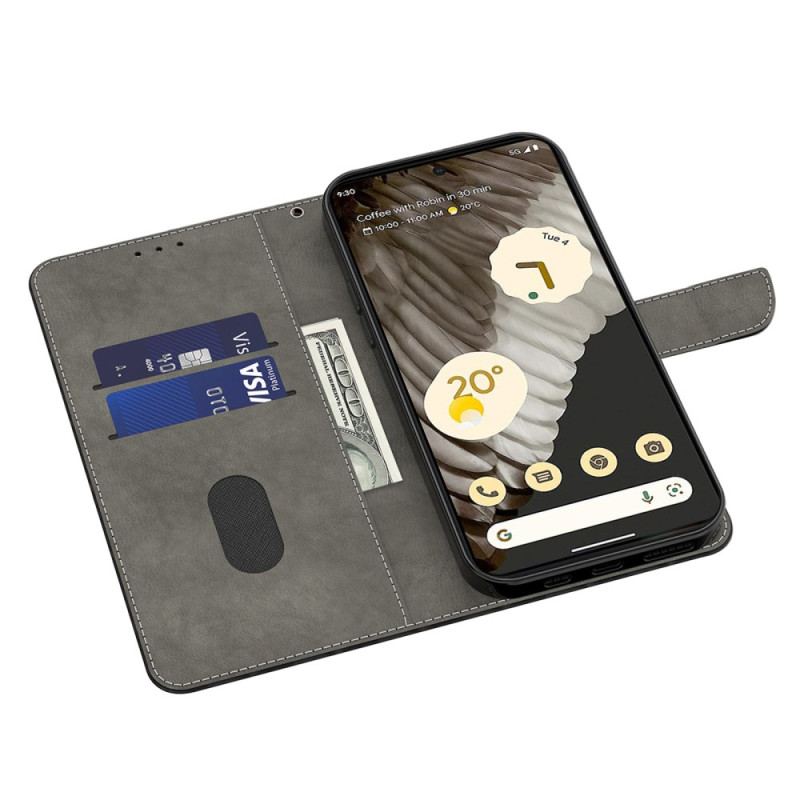 Etui Folio Do Google Pixel 9 Pro Xl Diamentowy Motyl Na Niebieskim Tle