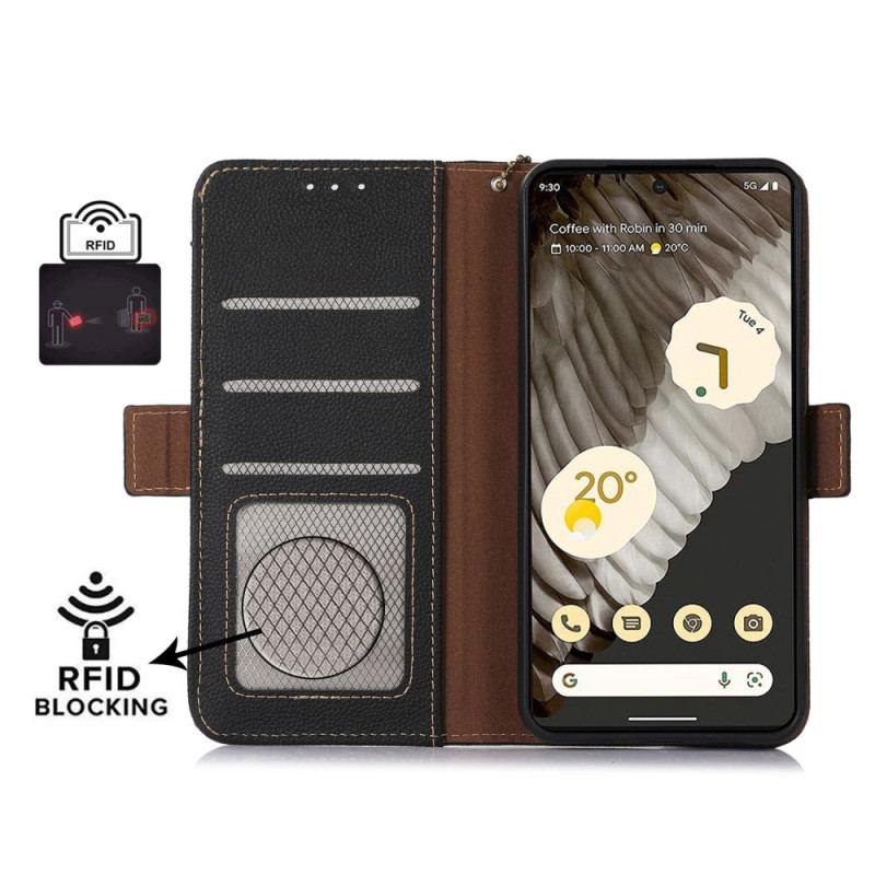 Etui Folio Do Google Pixel 9 Pro Xl Skóra Z Blokadą Rfid