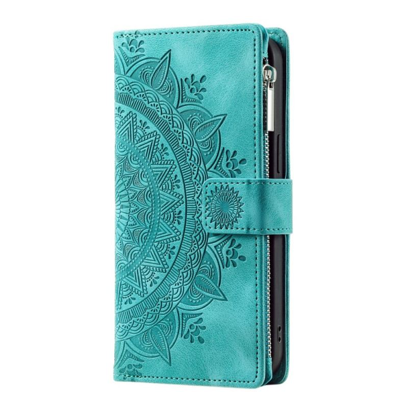 Etui Folio Google Pixel 9 Pro Xl Portfel Z Efektem Zamszu Z Paskiem Etui Ochronne