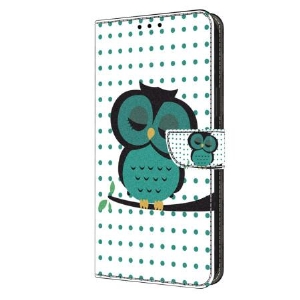 Etui Folio Google Pixel 9 Pro Xl Śpiąca Sowa Etui Ochronne