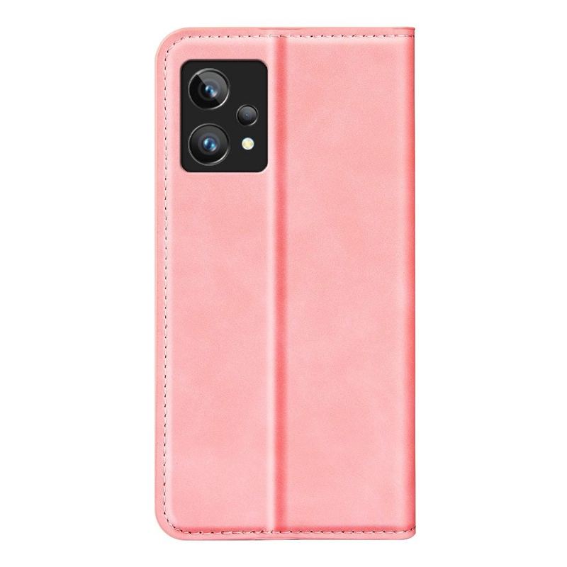 Case do Realme 9 Pro Plus Faux Skórzany Stojak Funkcyjny