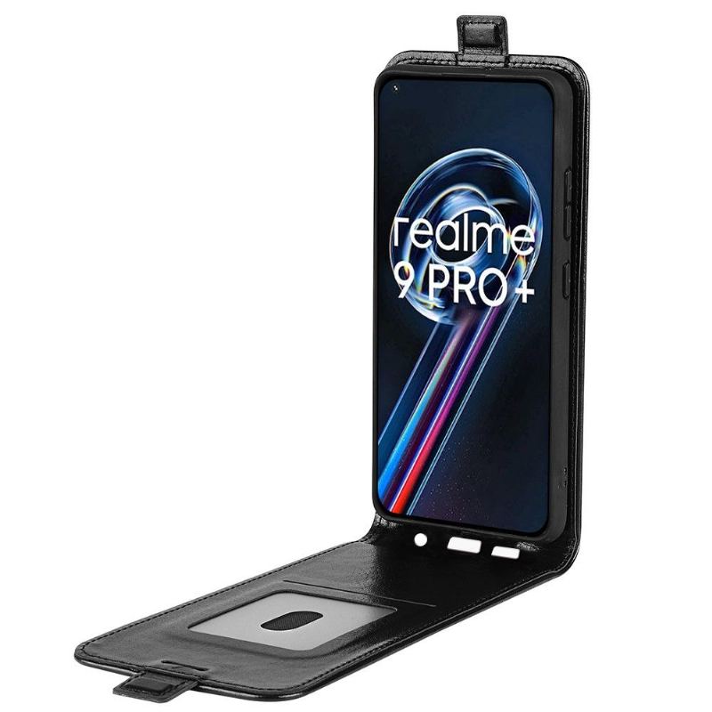 Etui Folio do Realme 9 Pro Plus Skórzany Futerał Ze Sztucznej Skóry W Pionie