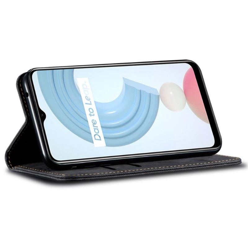 Etui Folio do Realme 9 Pro Plus Stylowe Dżinsy La Giulia