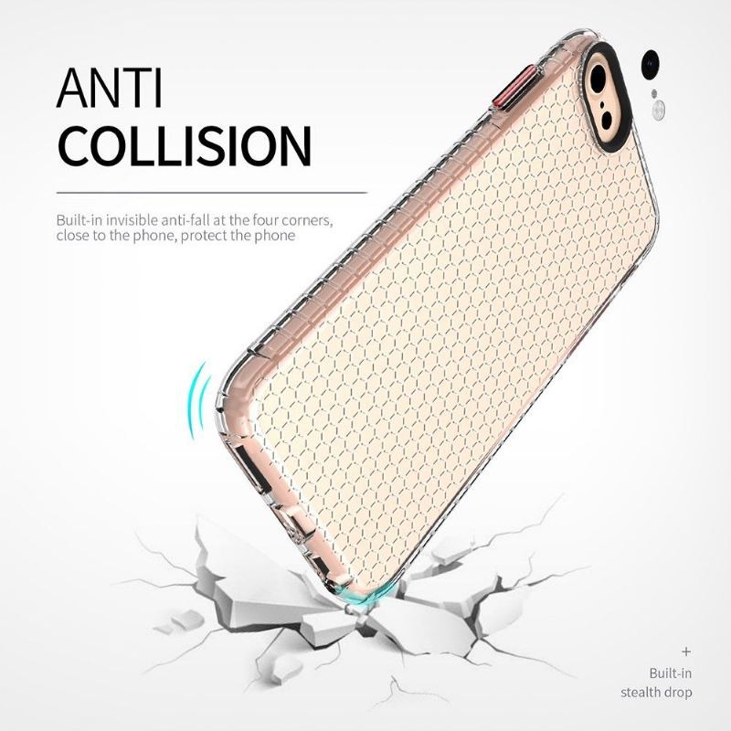 Etui do iPhone SE 2022 Anti-fall Silikonowy Plaster Miodu