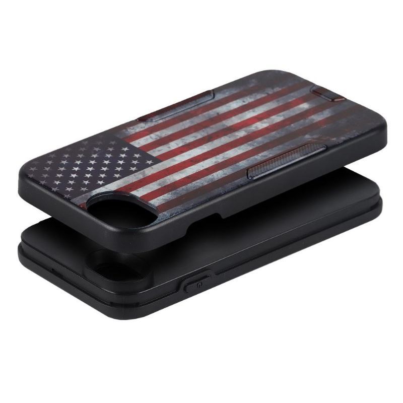 Etui do iPhone SE 2022 Classic Vintage American Flag