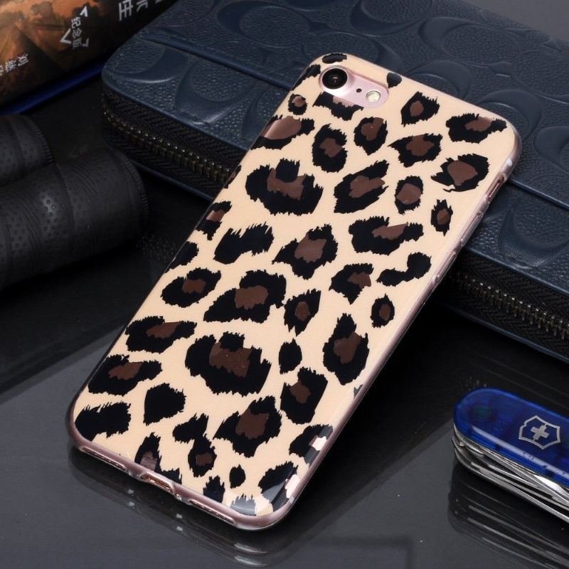 Etui do iPhone SE 2022 In Leopard Gel