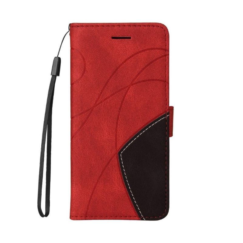 Etui Folio do iPhone SE 2022 Bicolor Artystyczny