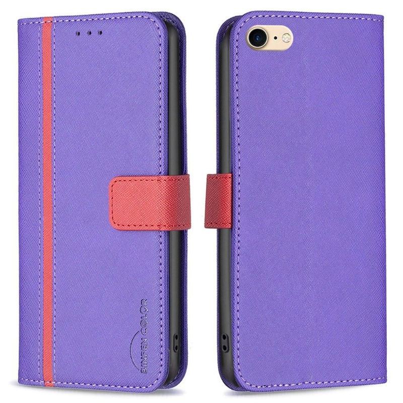 Etui Folio do iPhone SE 2022 Binfen Seria 9