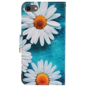 Etui Folio do iPhone SE 2022 Classic Marguerite