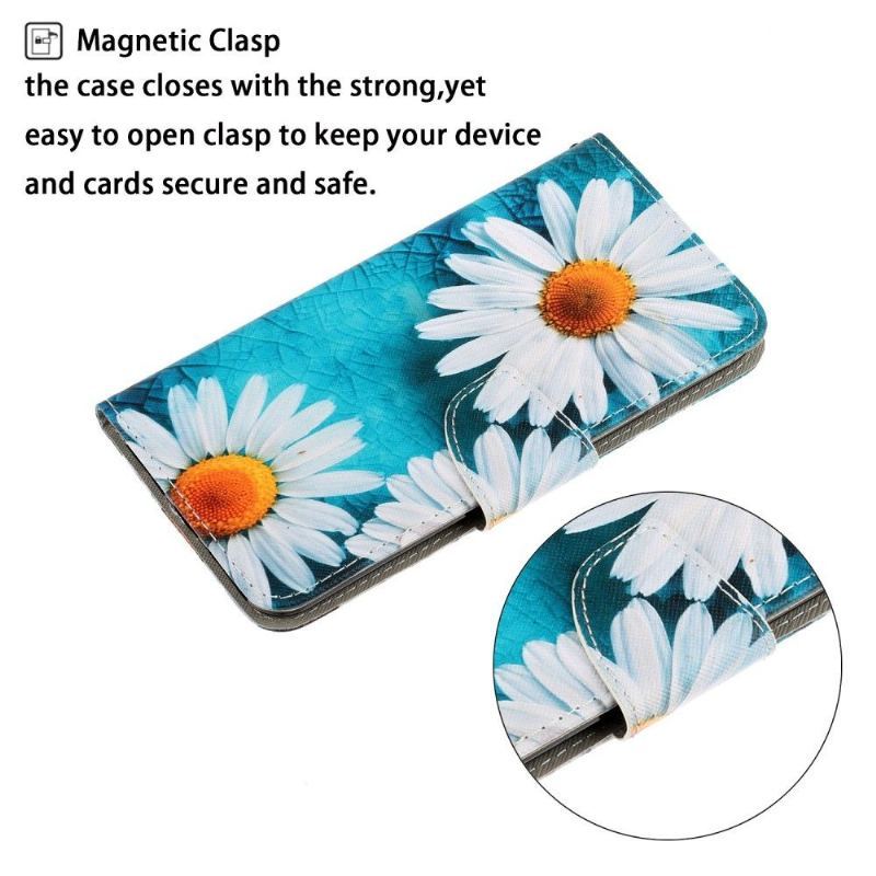 Etui Folio do iPhone SE 2022 Classic Marguerite