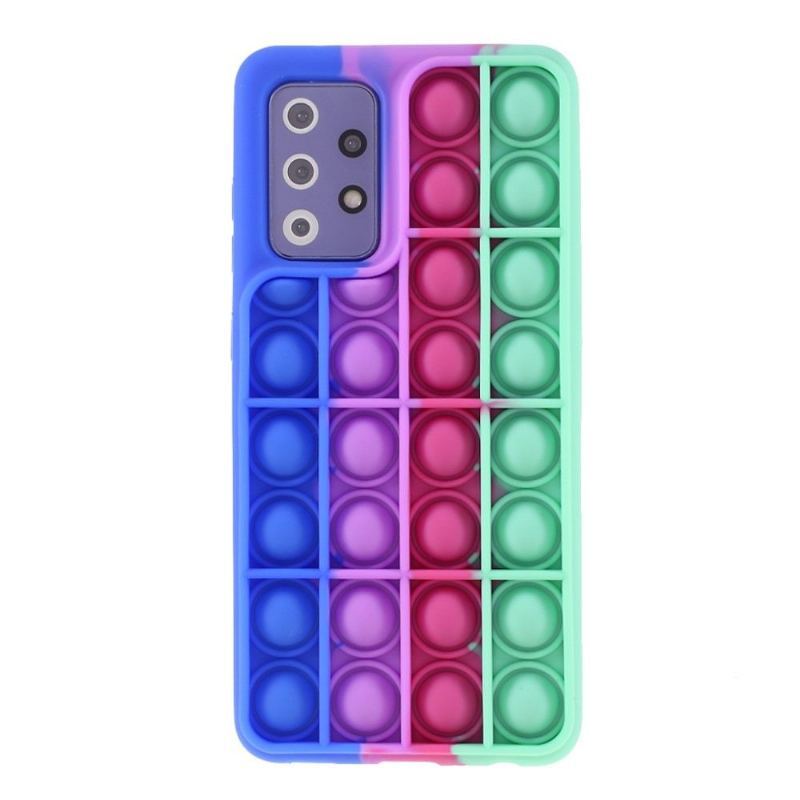 Etui do Samsung Galaxy A72 4G / A72 5G Classic Pop It Fidget Zabawka - Wielokolorowa