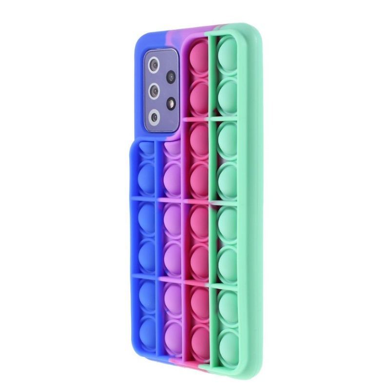 Etui do Samsung Galaxy A72 4G / A72 5G Classic Pop It Fidget Zabawka - Wielokolorowa