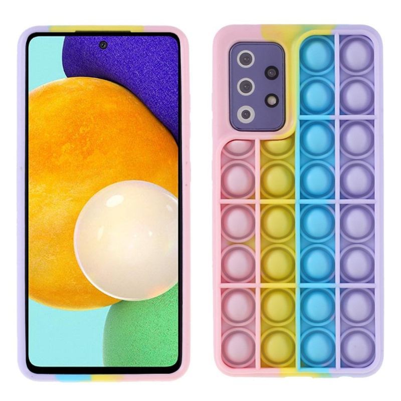 Etui do Samsung Galaxy A72 4G / A72 5G Classic Pop It Fidget Zabawka - Wielokolorowa