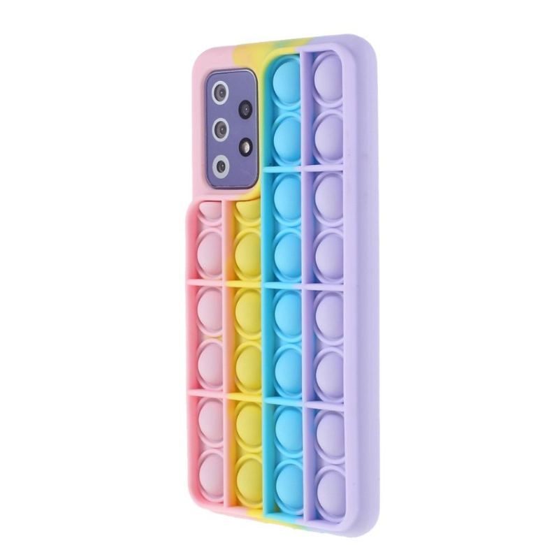 Etui do Samsung Galaxy A72 4G / A72 5G Classic Pop It Fidget Zabawka - Wielokolorowa