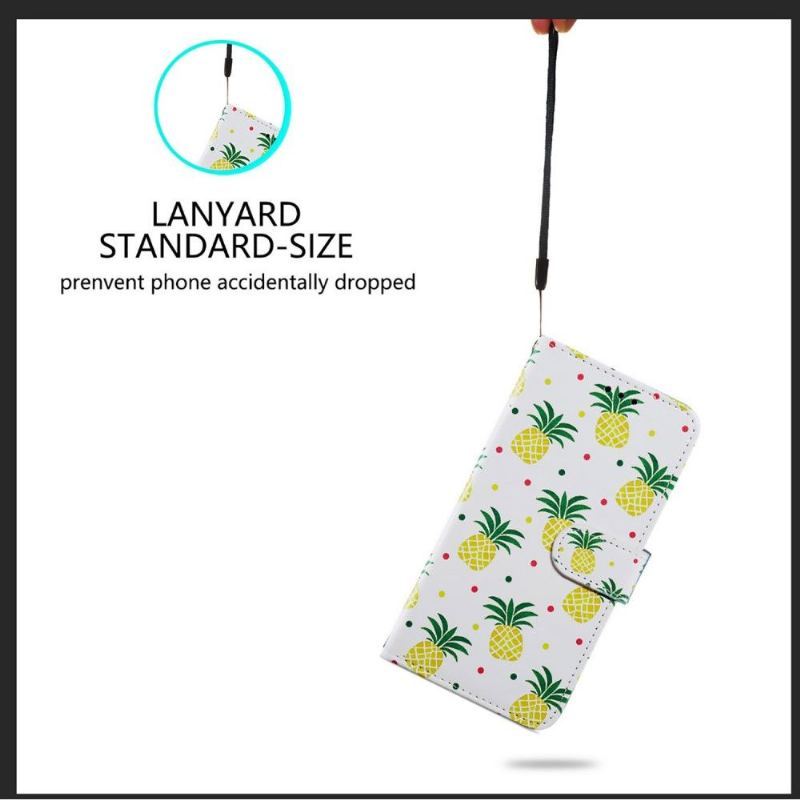 Etui Folio do Samsung Galaxy A72 4G / A72 5G Ananas