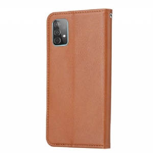 Etui Folio do Samsung Galaxy A72 4G / A72 5G Faux Skórzane Etui Na Stojak