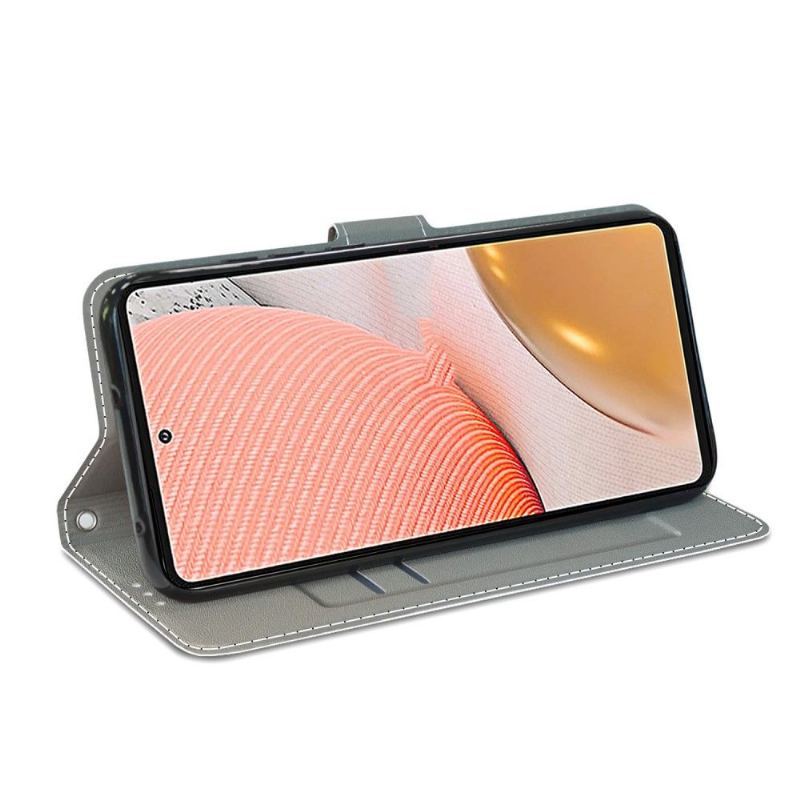 Etui Folio do Samsung Galaxy A72 4G / A72 5G Fioletowy Motyl