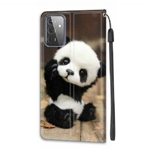 Etui Folio do Samsung Galaxy A72 4G / A72 5G Mała Panda