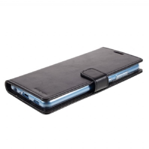 Etui Folio do Samsung Galaxy A72 4G / A72 5G Mercury Blue Moon Skórzany Efekt