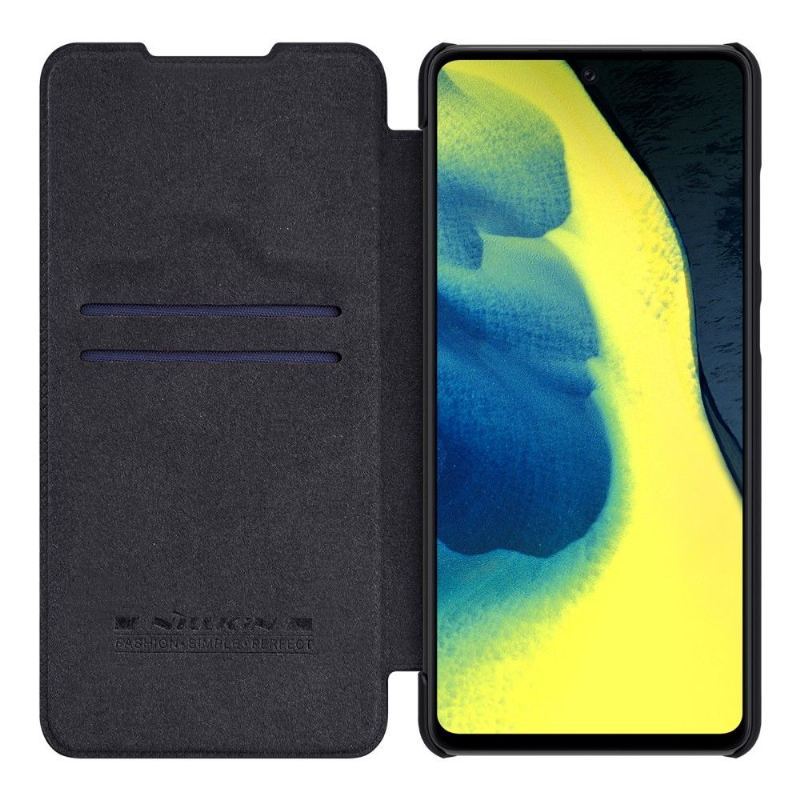 Etui Folio do Samsung Galaxy A72 4G / A72 5G Seria Qin Efekt Skóry