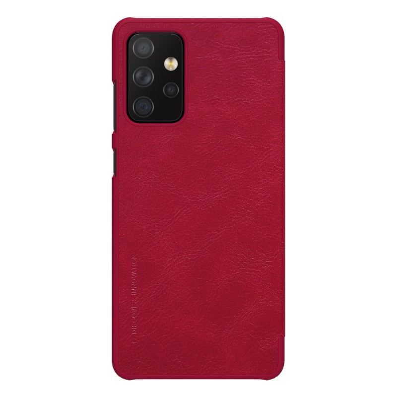 Etui Folio do Samsung Galaxy A72 4G / A72 5G Seria Qin Efekt Skóry