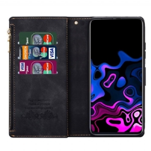 Etui Na Telefon Pokrowce do Samsung Galaxy A72 4G / A72 5G Biznes Portfel Celia Faux Leather