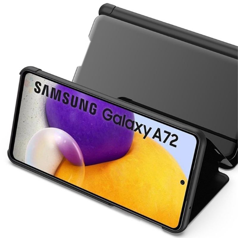 Futerały do Samsung Galaxy A72 4G / A72 5G Etui Folio Efekt Lustra