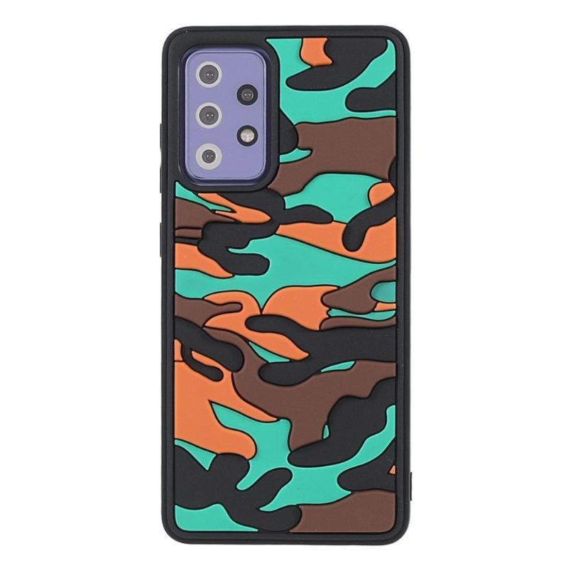 Futerały do Samsung Galaxy A72 4G / A72 5G Rugged Wojskowy Kamuflaż