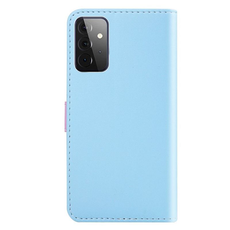 Obudowa Etui Na Telefon do Samsung Galaxy A72 4G / A72 5G Tricolor Sztuczna Skóra