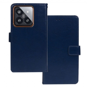 Etui Folio Xiaomi 14 Pro Efekt Skóry Idewei Etui Ochronne