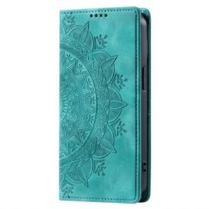 Etui Folio Xiaomi 14 Pro Efekt Zamszu Mandali