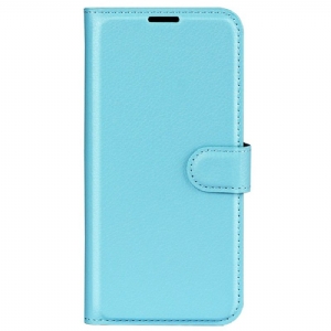 Etui Folio Xiaomi 14 Pro Klasyczna Sztuczna Skóra Litchi