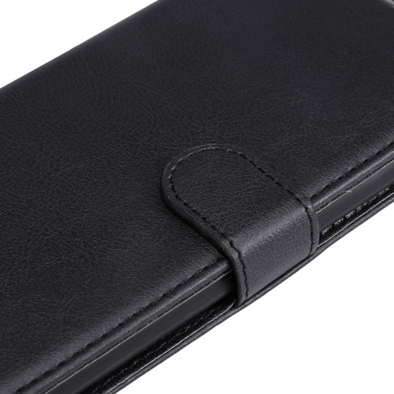 Etui Folio Xiaomi 14 Pro Zwykły Skórzany Model Z Paskiem Etui Ochronne