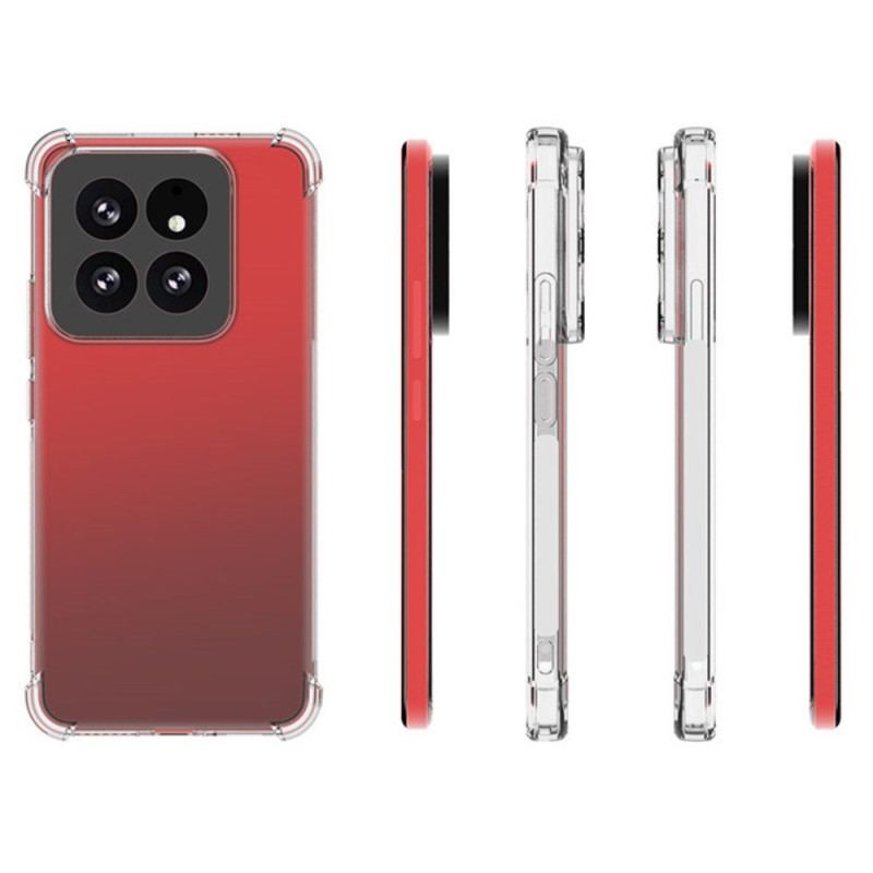 Etui Xiaomi 14 Pro Antypoślizgowy Przezroczysty