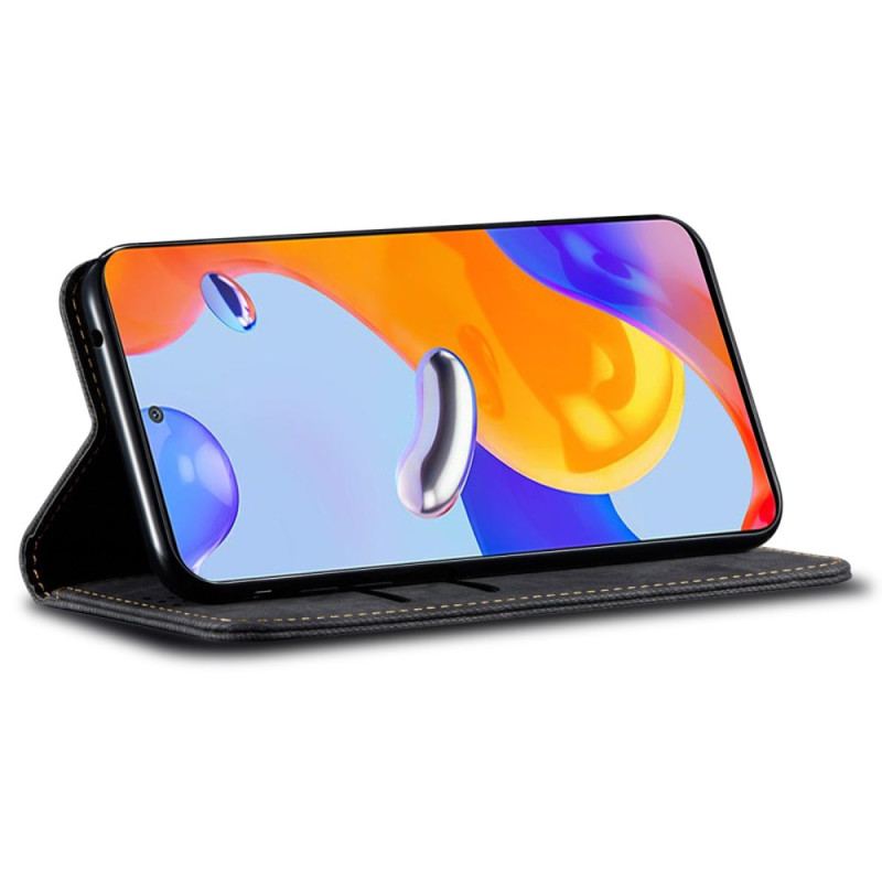 Flip Kotelot Xiaomi 14 Pro Tkanina Dżinsowa