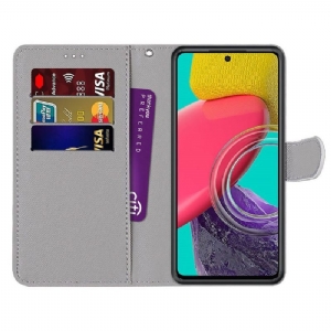 Etui Folio do Samsung Galaxy M53 5G Czerwona Róża