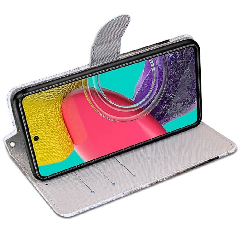 Etui Folio do Samsung Galaxy M53 5G Czerwona Róża