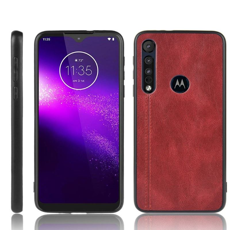 Etui do Motorola Moto G8 Plus Anti-fall Efekt Skóry