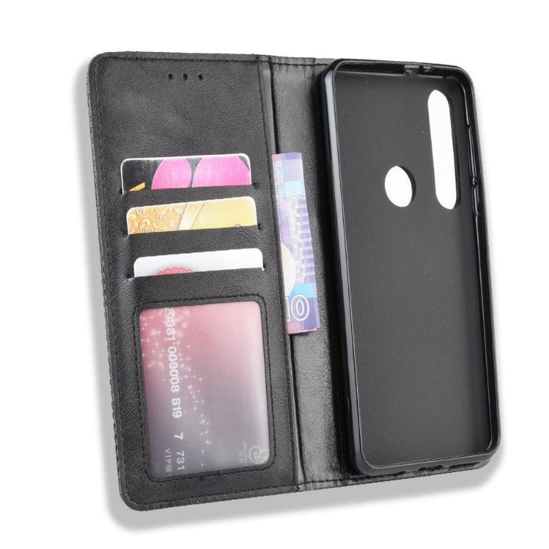 Etui do Motorola Moto G8 Plus Obrzeża Cirénius Style Skóra