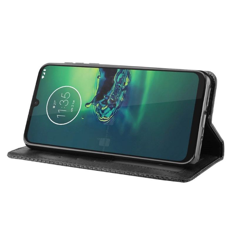 Etui do Motorola Moto G8 Plus Obrzeża Cirénius Style Skóra